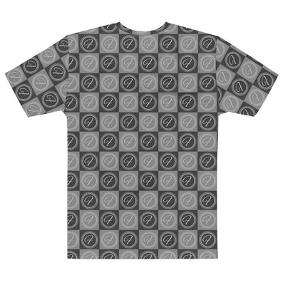 FRILACÈ Men's The Grey Chess Board T-shirt