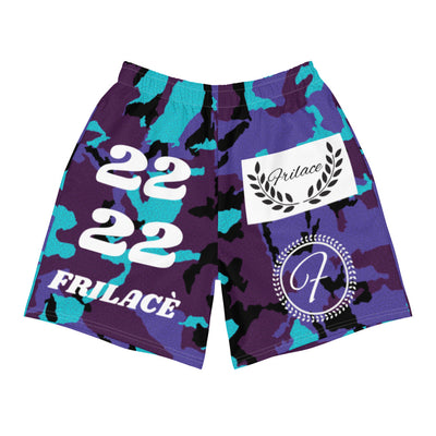 FRILACÈ Men's Athletic Purple Drought Long Shorts