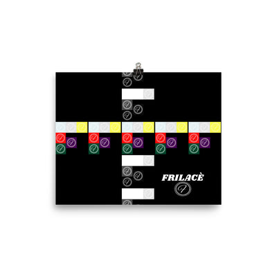 FRILACÈ Building Blocks Photo paper poster