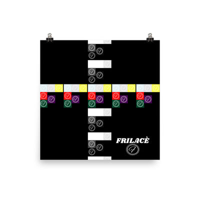 FRILACÈ Building Blocks Photo paper poster