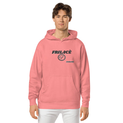 FRILACÈ (MIDLIFE) The Fall Pink Unisex pigment-dyed hoodie